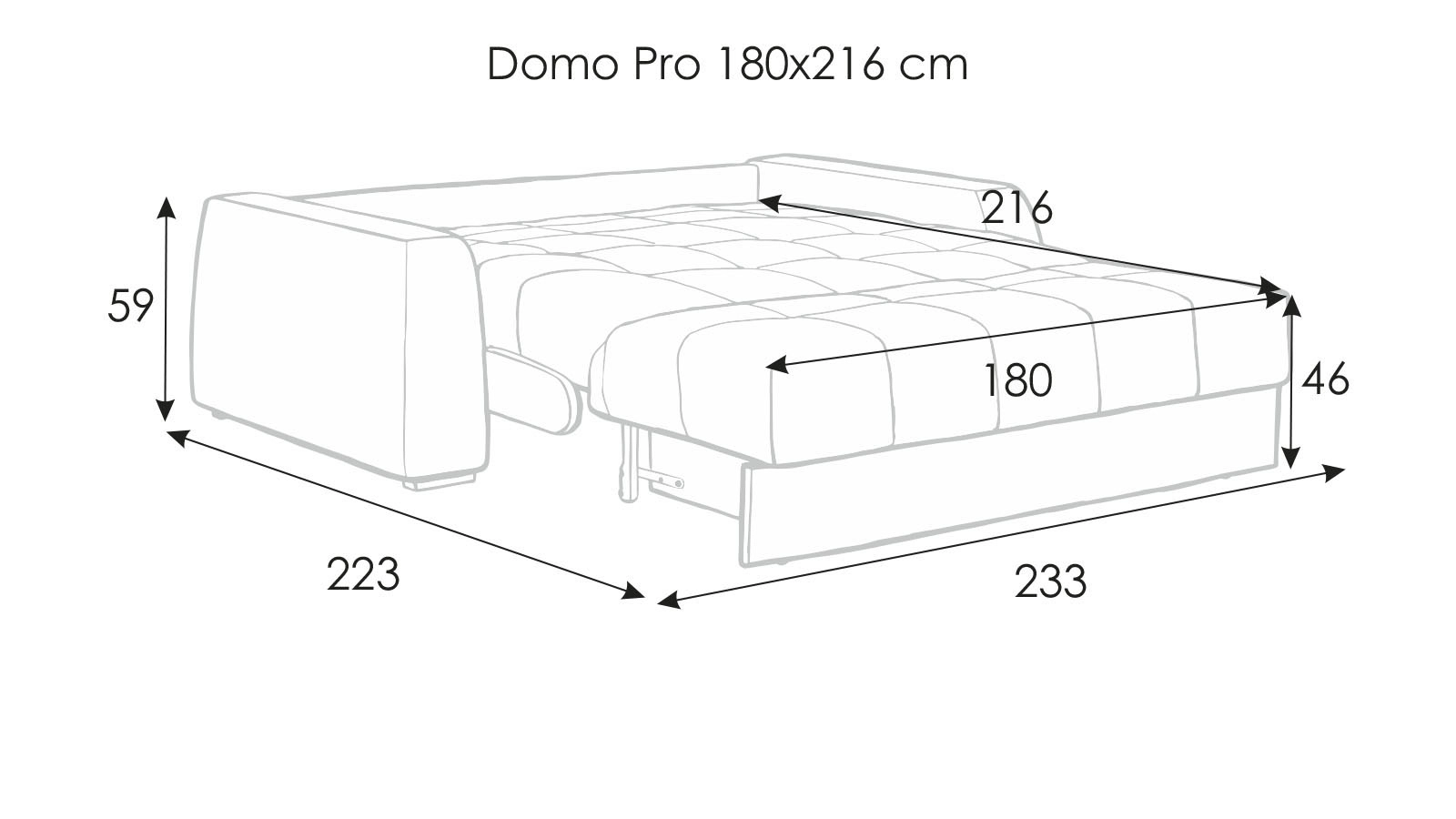 Диван-кровать Domo Pro с коробом для белья с накладками Askona фото - 15 - большое изображение