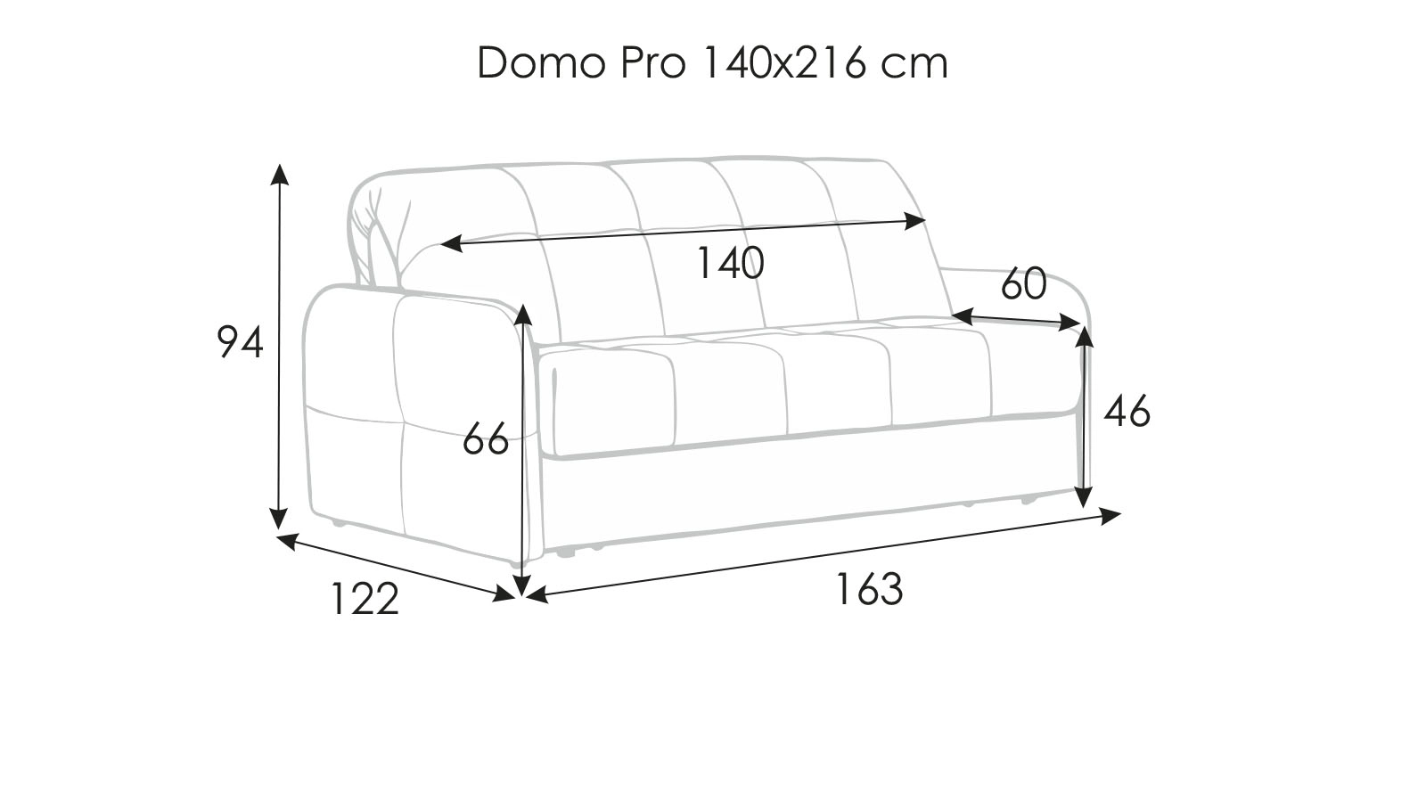 Диван-кровать Domo Pro с коробом для белья с мягкими подлокотниками Askona фото - 14 - большое изображение