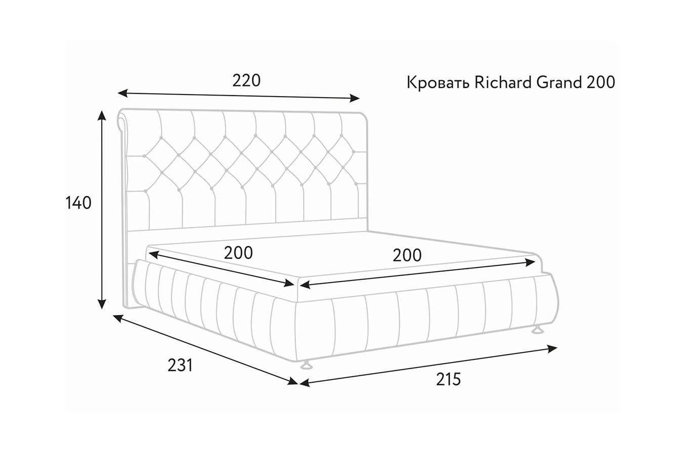 Кровать Richard Grand Askona фото - 14 - большое изображение