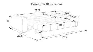 Диван Domo Pro угловой с коробом для белья с накладкой Askona фото - 12 - превью