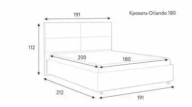 Мягкая кровать Orlando с изголовьем Askona фотография товара - 14 - превью